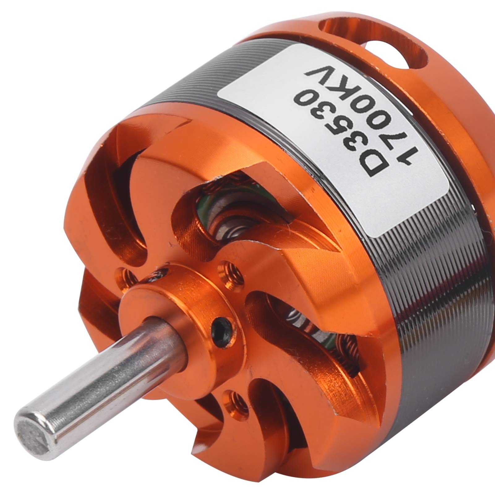 Bezszczotkowy silnik RC Pomarańczowy Czarny 1700KV Trójfazowy silnik asynchroniczny Outrunner do samolotu RC
