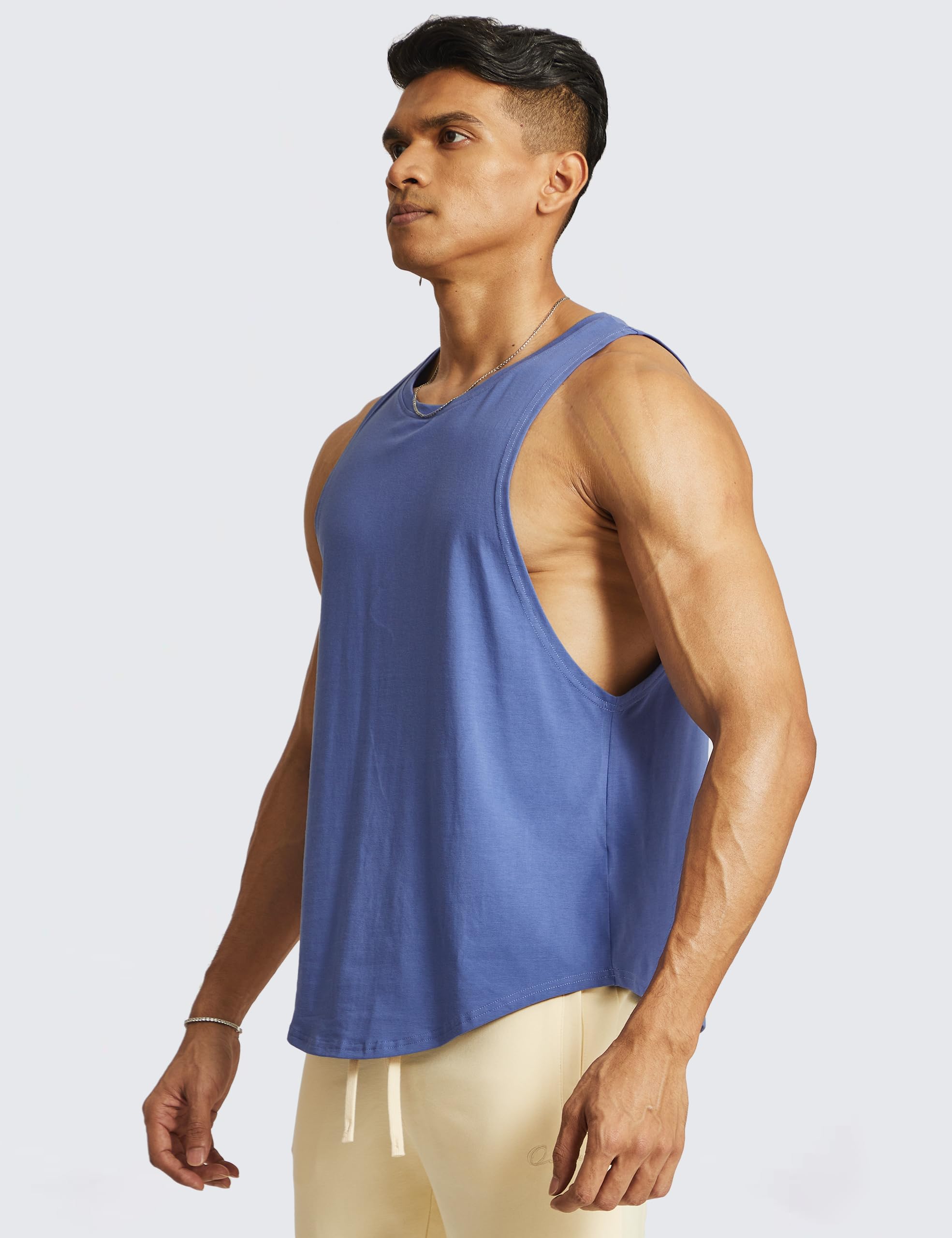 Ouber Tanktop für Herren, ärmellos, Muskelshirt für Bodybuilding