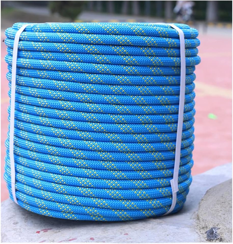 Boat rope Double Braided Polyester Rope High Strength Rope boat rope Thick Rope for Camping Swings boating accessories mooring ropes for boat (Color : 18mm, Size : 80m)
