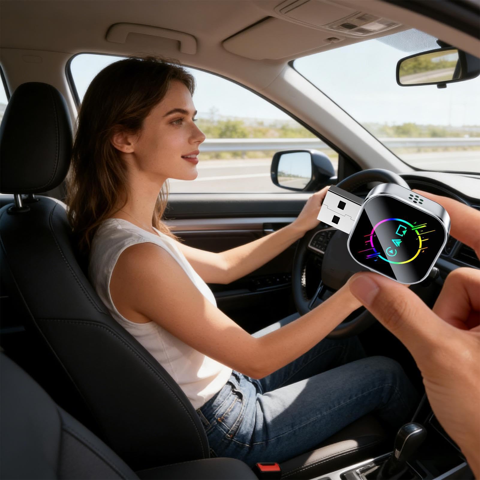 Generisch Adattatore wireless per auto, convertitore rapido per auto