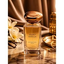 Velvet Vanilla Eau de Toilette for Women 3.4 fl oz 100 ml Vanilla Perfume with Soft Velvet Notes, Warm Sweet Feminine Fragrance, Everyday Day & Night Scent