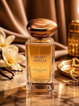 Velvet Vanilla Eau de Toilette for Women 3.4 fl oz 100 ml Vanilla Perfume with Soft Velvet Notes, Warm Sweet Feminine Fragrance, Everyday Day & Night Scent