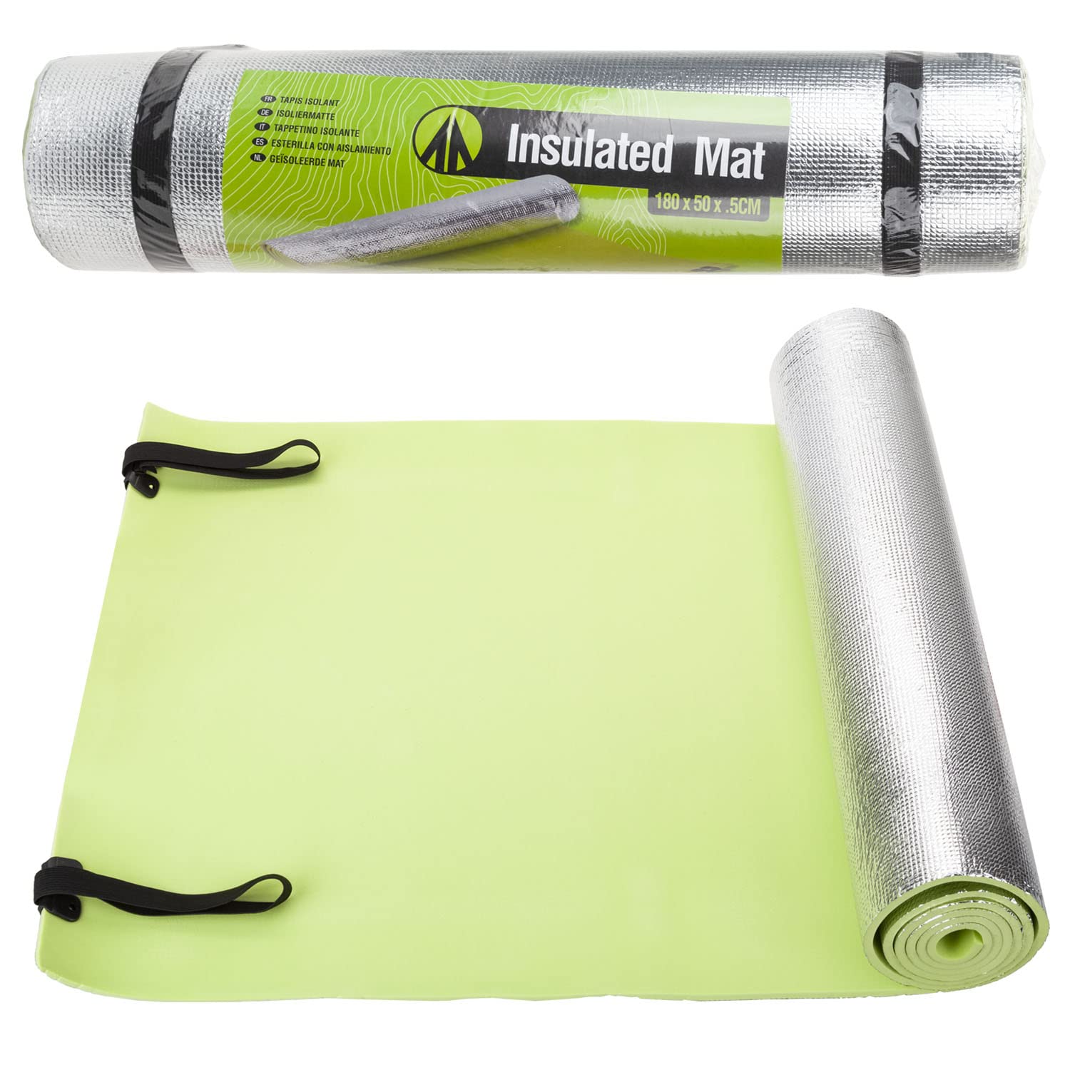 VFM - Foil Backed Insulated Mat - Summit Outdoor Leisure, Camping, Hiking, Thermal Mat, Festivals, Outdoor Leisure, Thick, Padded, Survival Equipment