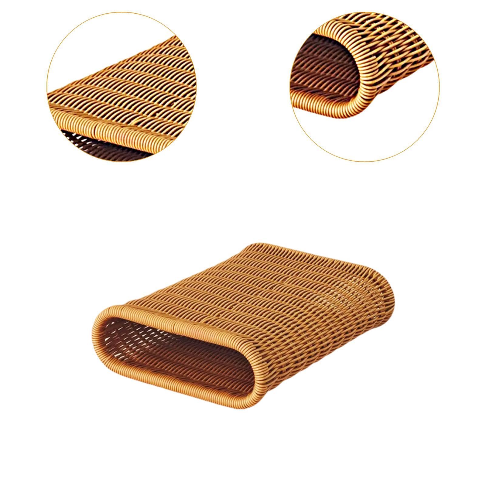 Gralara Saunakissen Cooles Ergonomisches Kurvendesign, Handgewebt für Den Haushalt, Sommer SPA