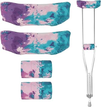 Crutch Pad Crutch Underarm Pads Crutch Hand Grip Covers Crutch Cover Washable 1 Pair OneSize Multi-Color Color CP09