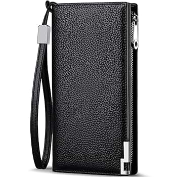 Amazon.com: Huztencor Long Wallets for Men Leather RFID