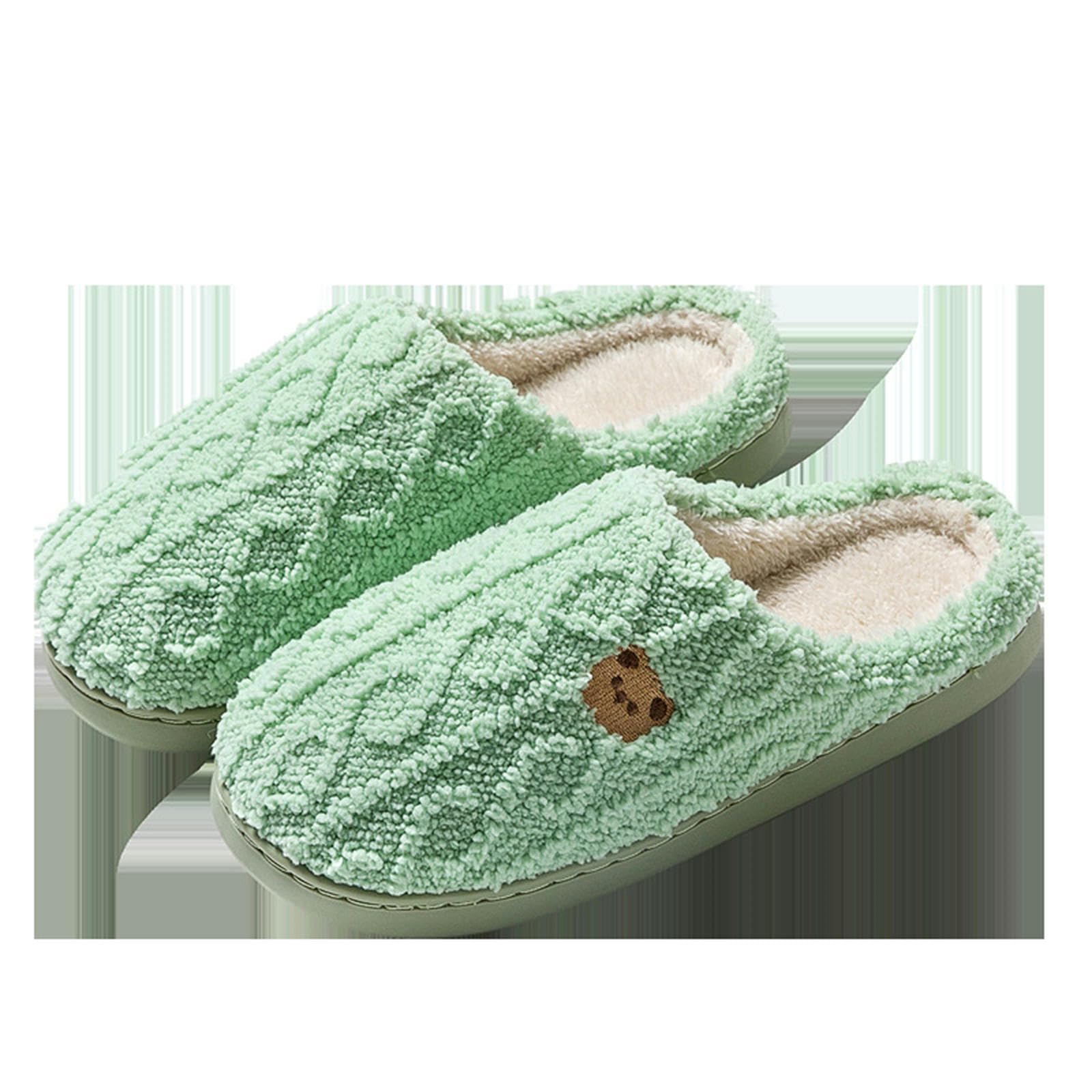 Ciabatte Donna Invernali Pantofole di Cotone per Donne Autunno E Inverno Interno Casa Non Slip Coppia di Lana Pantofole per Uomini Inverno-pink-36-37