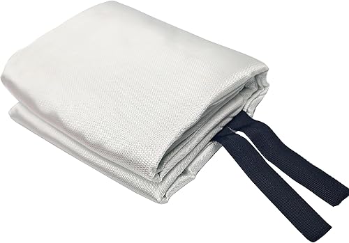 Miniatura 8 de Manta de emergencia contra incendios, manta profesional grande de 79 x 79 pulgadas de fibra de vidrio ignífuga para cocina del hogar, campamento y
