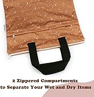 Vista 7 de Mama Koala 3.0 Baby Cloth Diapers with 6 Inserts Bundle, with 2 Pack Reusable Hanging Wet Dry Bag