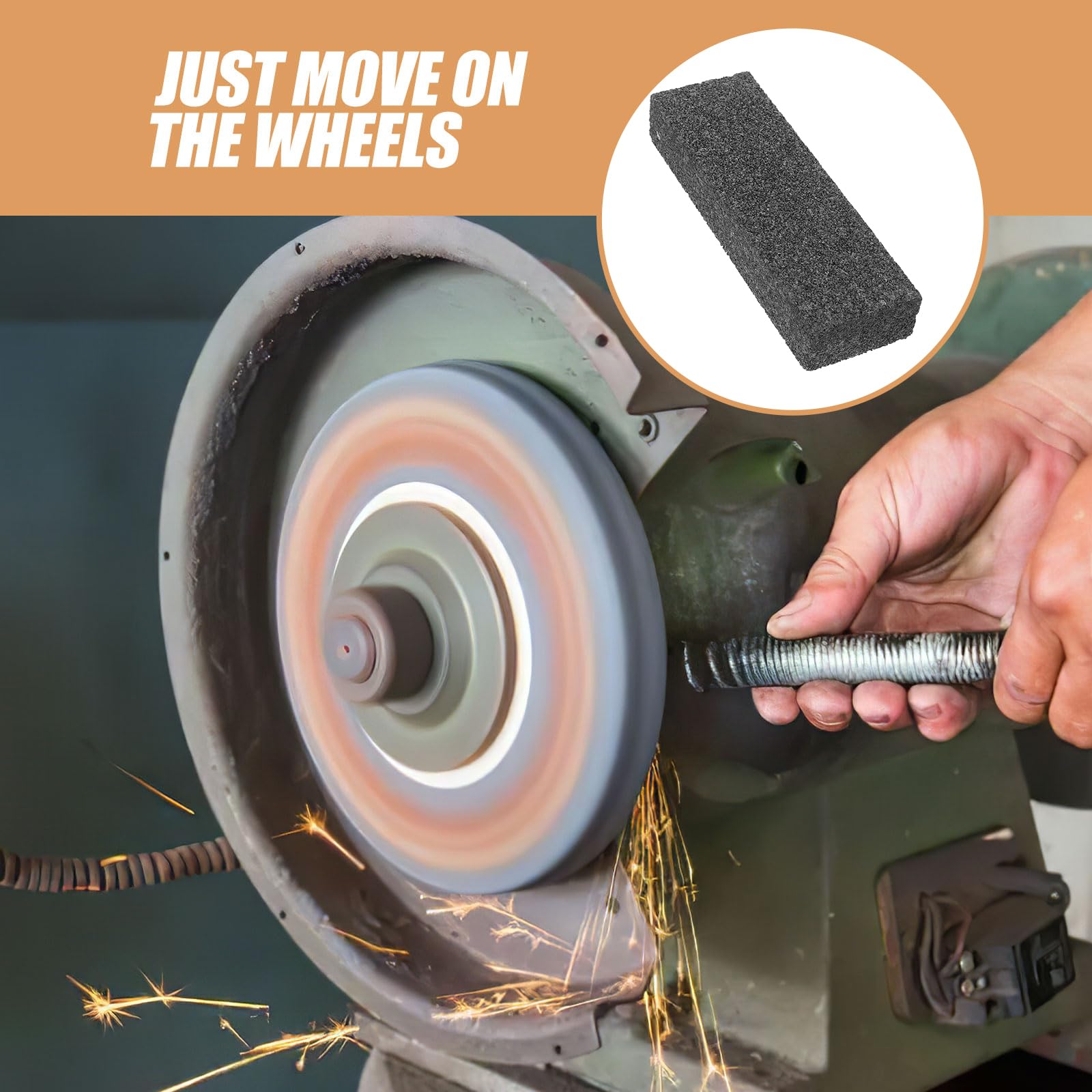 Bâton De Dressage En Carbure De Silicium 2 Pièces 5.91X0.98X0.98 Pouces Outil De Meulage Abrasif Pour Affûtage Et Polissage Meule Touret Usage Professionnel Et Bricolage