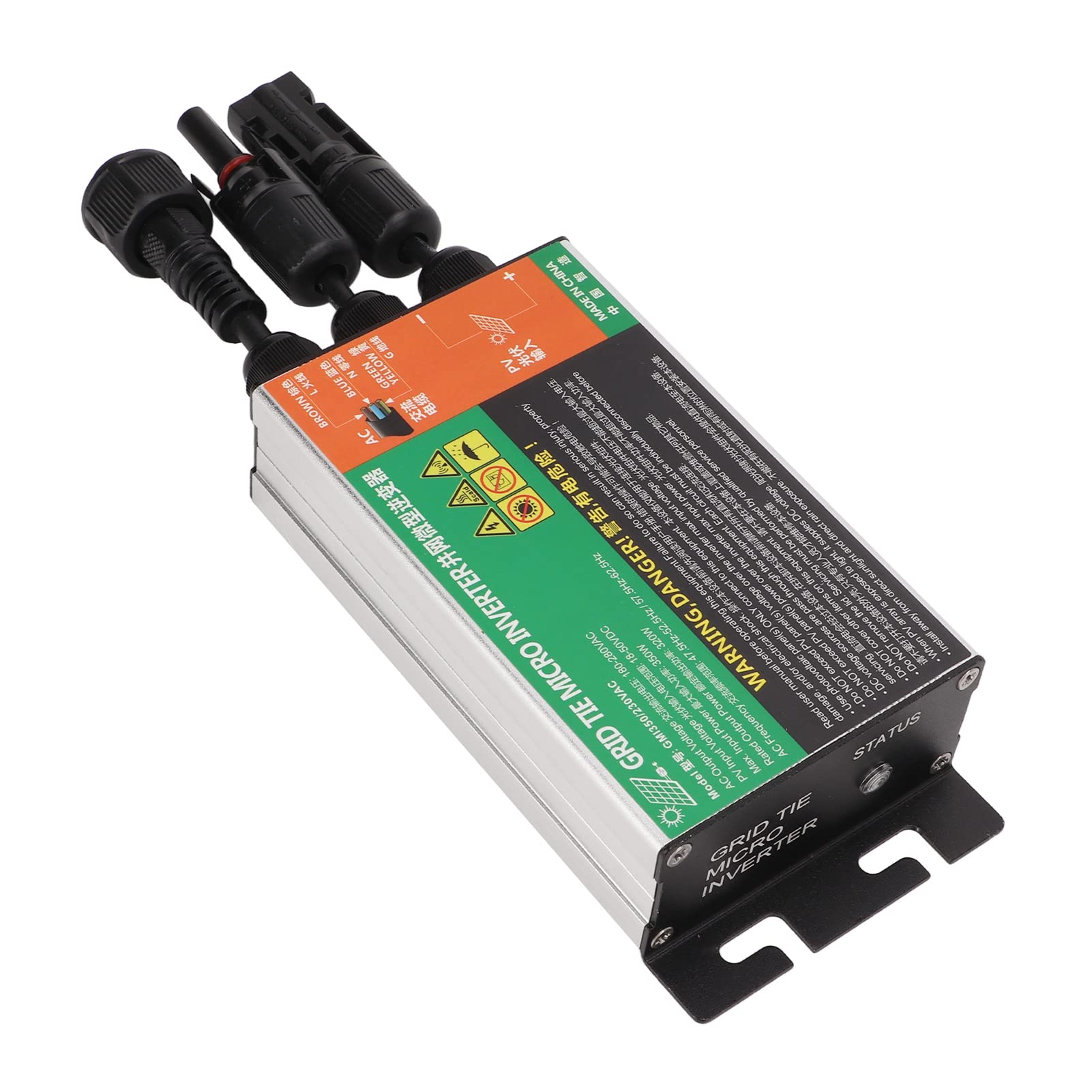 Alomejor Micro Inverter Solare 350W 230V Inverter Sinusoidale MPPT Impermeabile per Piccoli Impianti Solari