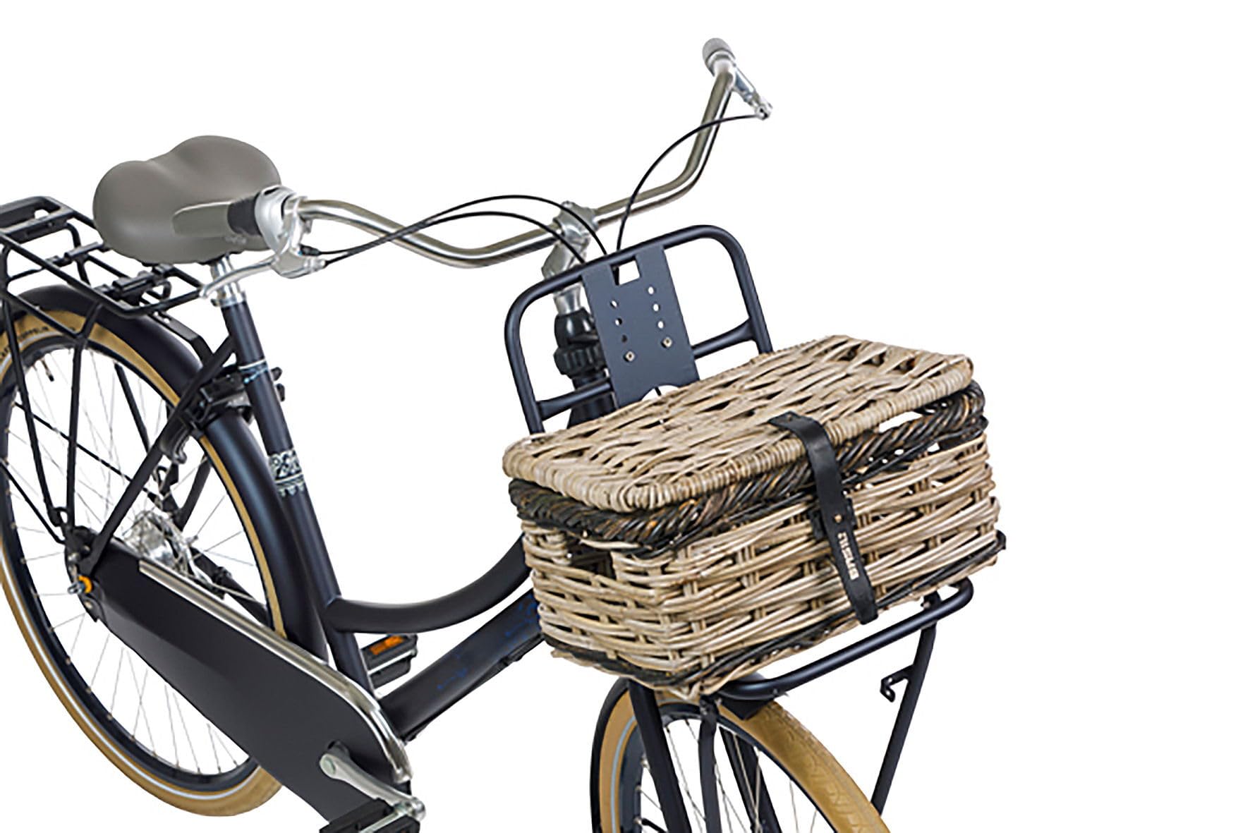 Basil Dijon Cesta para Bicicleta, Unisex Adulto