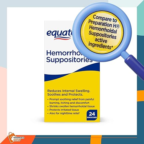 Miniatura 3 de VENANCIO'S SHOP 'Equate supositorios hemorroidales (24 unidades)