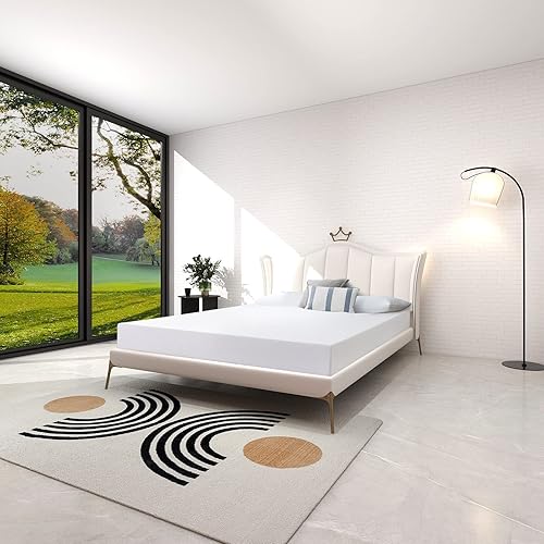 Miniatura 2 de Opoiar Colchón individual en una caja de 8 pulgadas, colchón de espuma viscoelástica individual en una caja, sensación de firmeza media, aireación