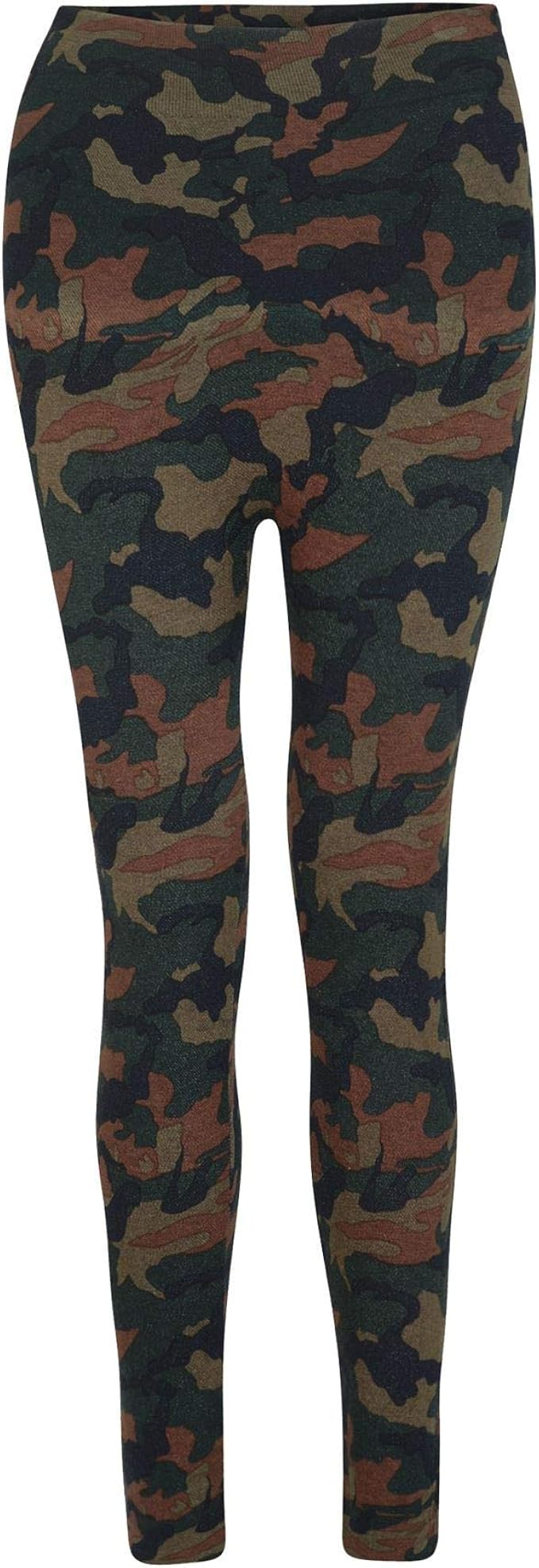 Ladies fleece lined camouflage leggings Clearance