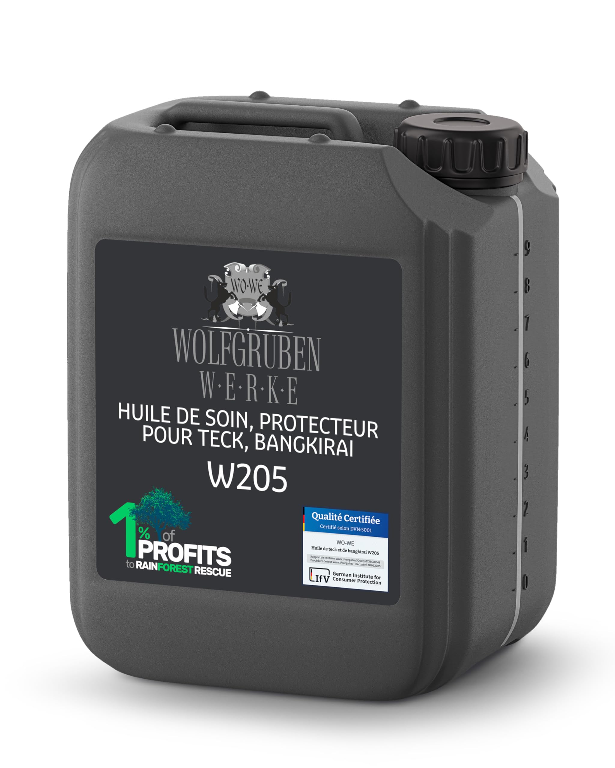 Huile de soin W205 Protecteur pour Teck, Bangkirai et bois dur - 5L