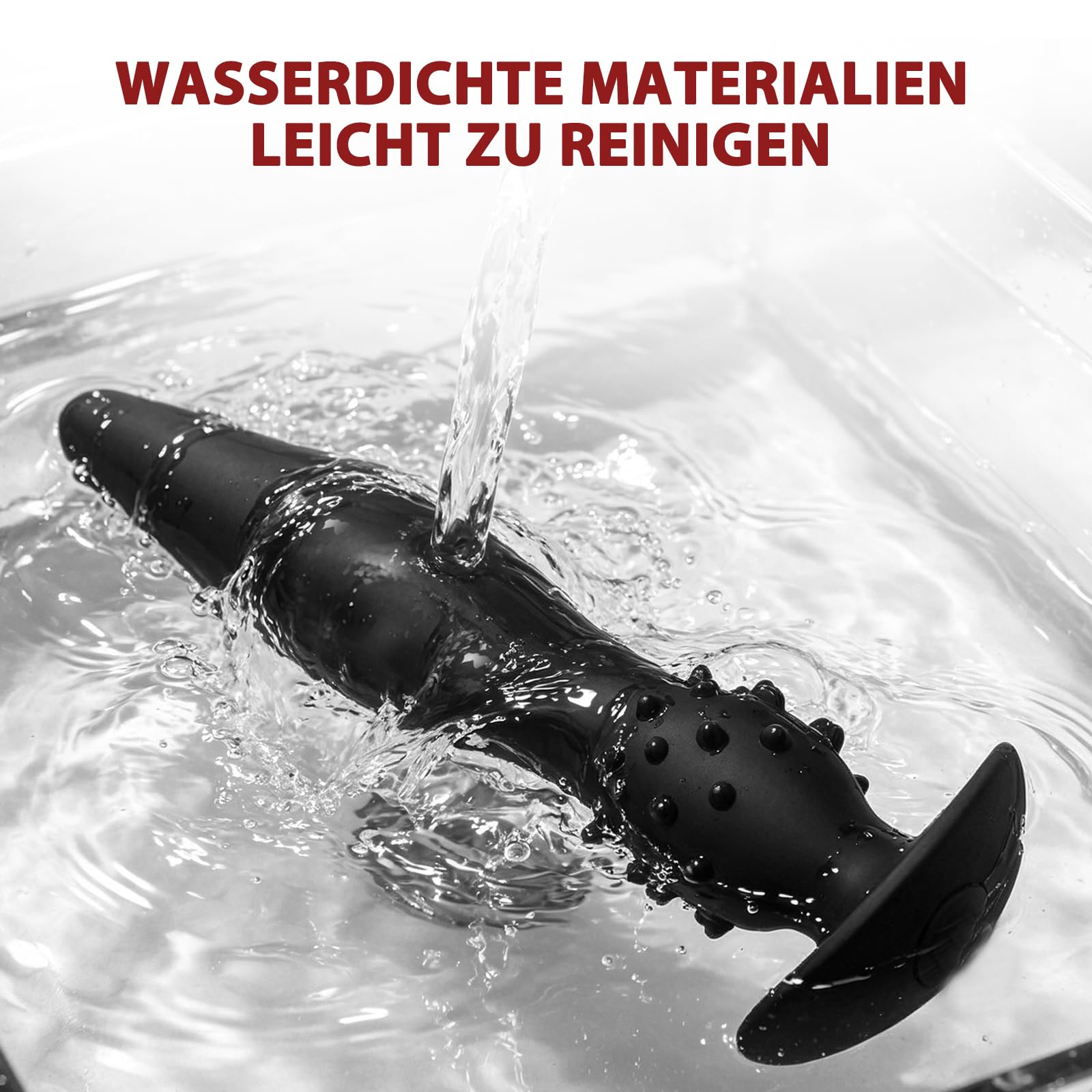 BDSMAGE Plug anale gonfiabile, Dildo Anal Plug in Donne Uomo, Analesex Plug Anale-Dilatatore, Anal Plug Coppie, Plug Anali Silicone, Sex Toys per coppie principianti professionali