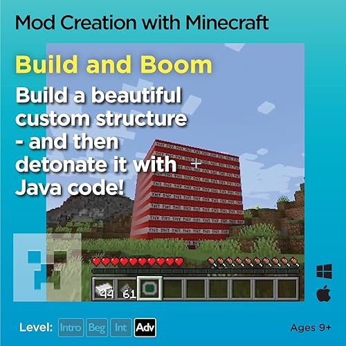 Miniatura 7 de Coding for Kids with Minecraft - Ages 9+ Learn Real Computer Programming and Code Amazing Minecraft Mods with Java - Award-Winning Online Courses