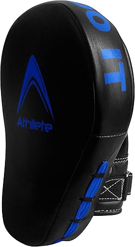 Miniatura 3 de Athllete Manoplas de boxeo MMA - Almohadilla de enfoque curvada, gancho Muay Thai y Jab curvados Kickboxing Escudo de perforación