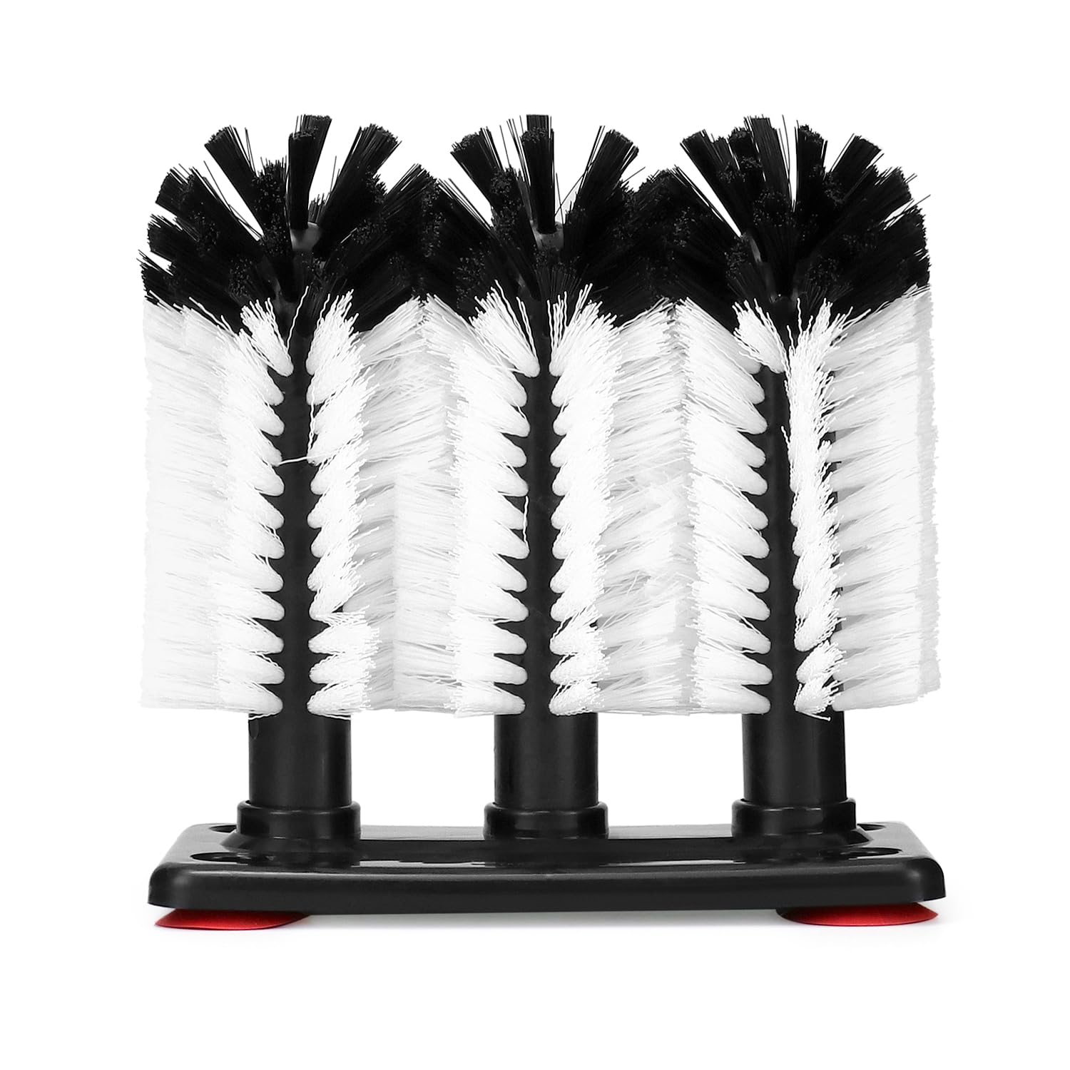 QWORK® Cepillo Limpia Vidrio, Lavavasos, 18.5 x 9.5 x 19cm