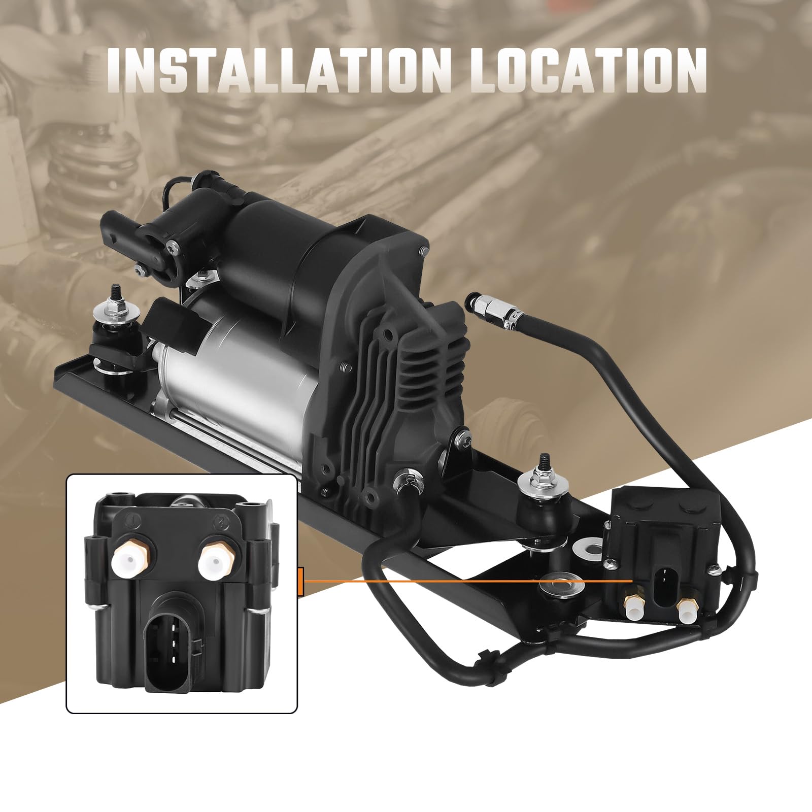 Luftfederkompressor Ventilblock passend für 7er F01 F02 F04 5 Touring F11 5 GT F07, Teilenummer 4722555610 37206789450