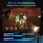Amaran Halo 300x 305W Bi-Color LED Video Light,2700-6500K,16,200 Lux@ 1m,Bowens Mount Light with NFC & APP Control,28dBA Fan Noise,Portable 2.3kg Light for YouTube TikTok Studio
