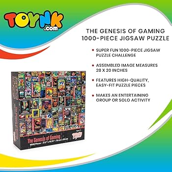 Amazon.com: The Genesis of Gaming 1000-Piece Jigsaw Puzzle