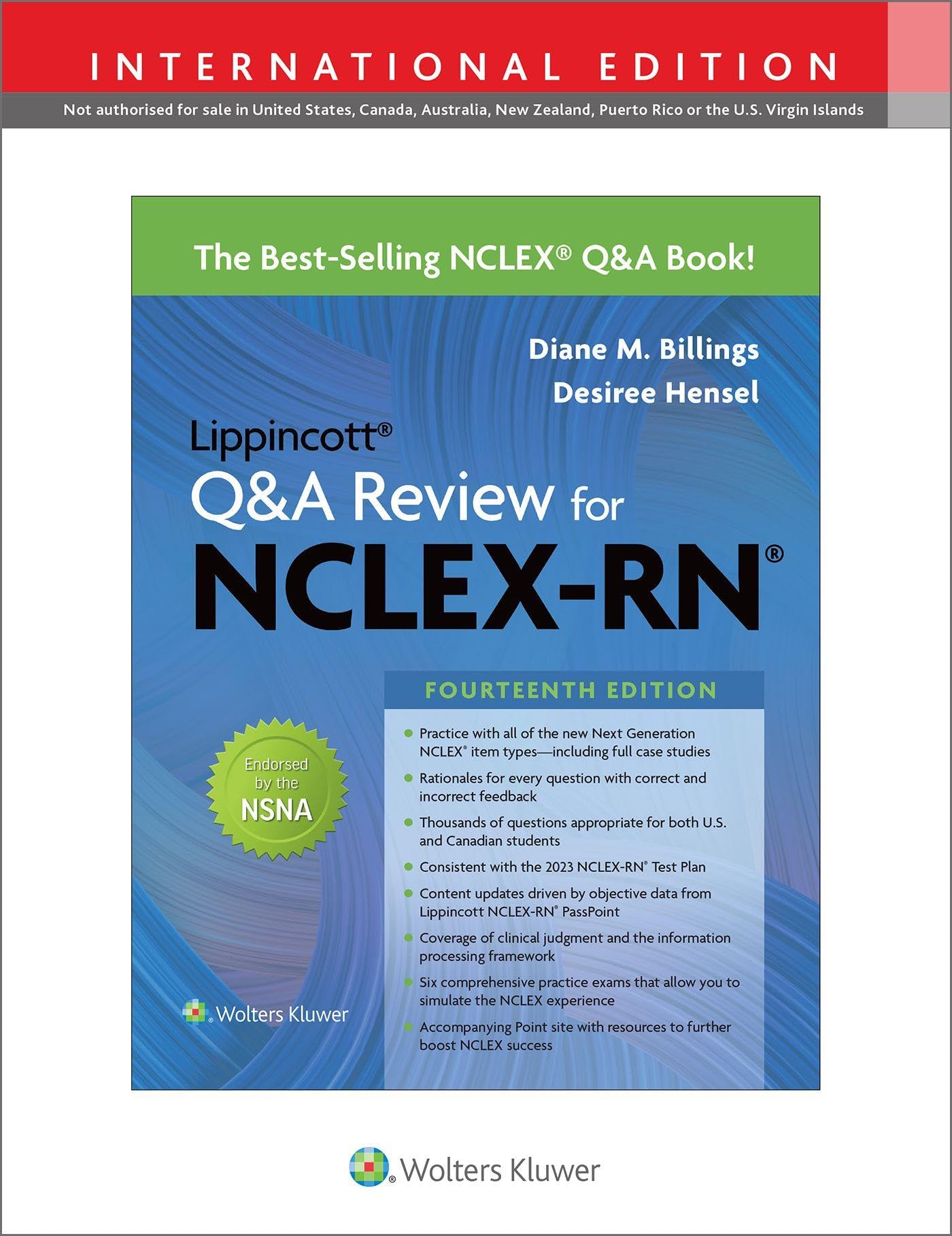 Lippincott Q&A Review for NCLEX-RN by Desiree Hensel (Paperback Book)