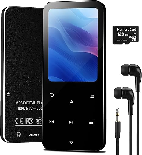 144GB MP3 Player, Bluetooth 5.2 Music Player, HiFi Sound Digital