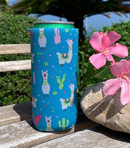 Miniatura 10 de Party Girl Kim Enfriadores de latas delgados  Enfriador de latas delgado aislado de neopreno para latas altas y delgadas de 12 onzas como seltzers