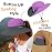 ZOORON 1 Pack Women\'s Ponytail Safari Sun Hat,Wide Brim UV Protection Outdoor Bucket Hat,Foldable Beach Summer Fishing Hat