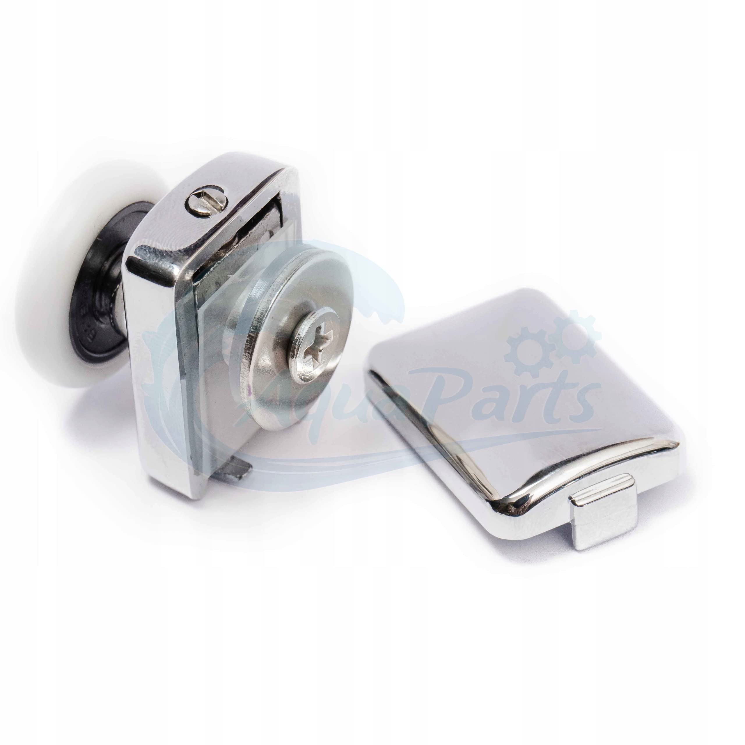 Duschkabinen Rollen | ⌀26mm Raddurchmesser | 8 Stück | für Duschkabinentür, Schiebetür | Duschtürräder | Laufrollen | Duschtürrollen | Duschtür-Rollen