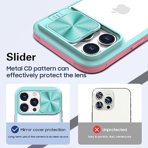 Miniatura 5 de Asuwish Funda para iPhone 15 Pro Max de 6.7 pulgadas con protector de pantalla, protección completa, delgada, transparente, accesorios para celda de