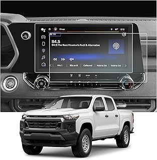 CDEFG for 2023 2024 Chevy Colorado Screen Protector for 2023 2024 Colorado WT LT Trail Boss 11.3 Inch Display Screen Protector Foils Navigation Touch Screen Protective Film 2023 2024 Colorado Accessories, 2PCS (WT LT Trail Boss 11.3IN)