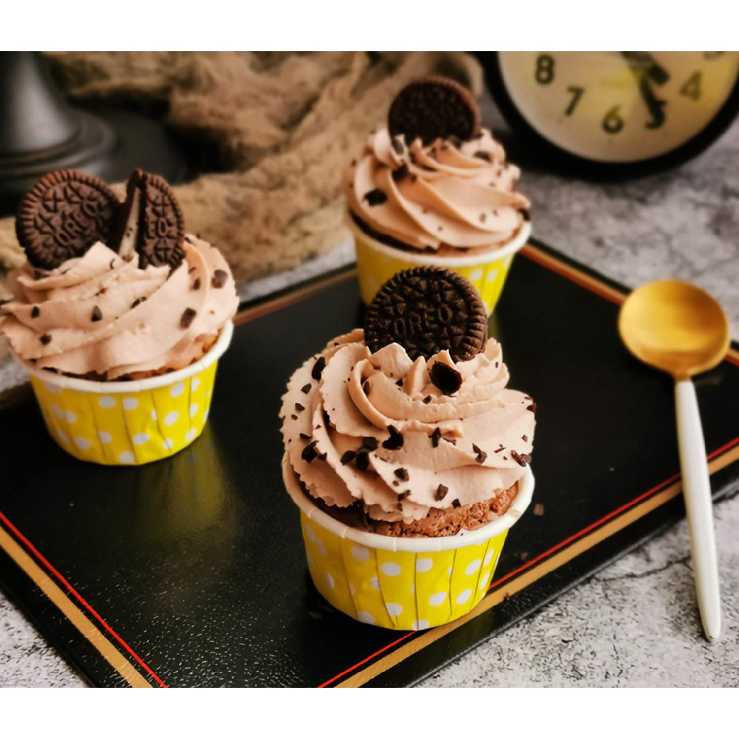 Pirottini Carta Muffin HYSINSE - 1000 Pezzi, Diametro 5cm, Altezza 6.8cm, Per Forno E Dessert - Foto 10