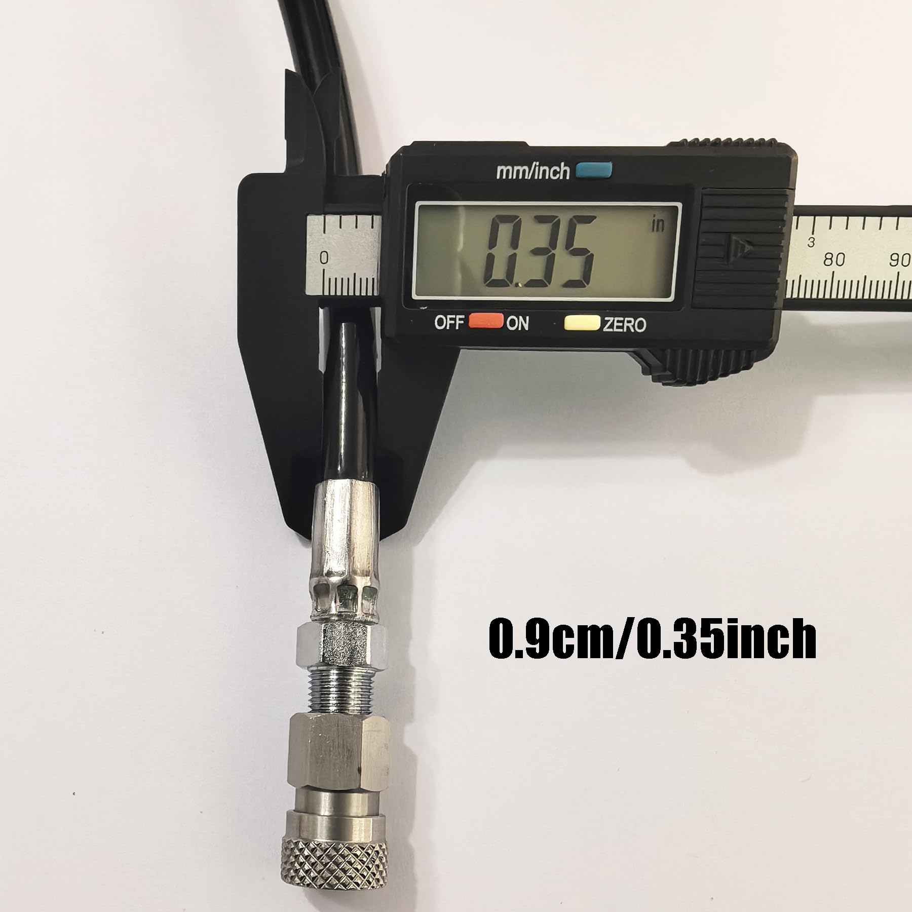 Tubo di riempimento ad alta pressione, 100 cm, 8 mm, maschio/femmina, attacco rapido da 300 bar, con estremità in acciaio inox (doppia estremità femmina)