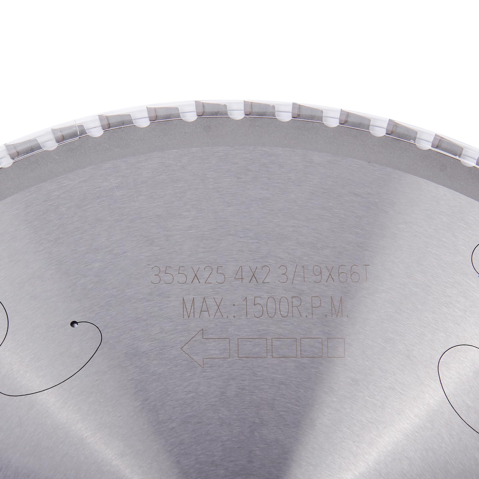 TCT Sägeblatt für CHS-355 – 355 mm, 66 Zähne, für Stahl