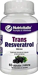 Trans Resveratrol + Óleo TCM Nutrivitalle 60 Softgel
