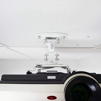 VIVO White 2 x 2 ft Drop Ceiling Projector Mount, MOUNT-VP07DP