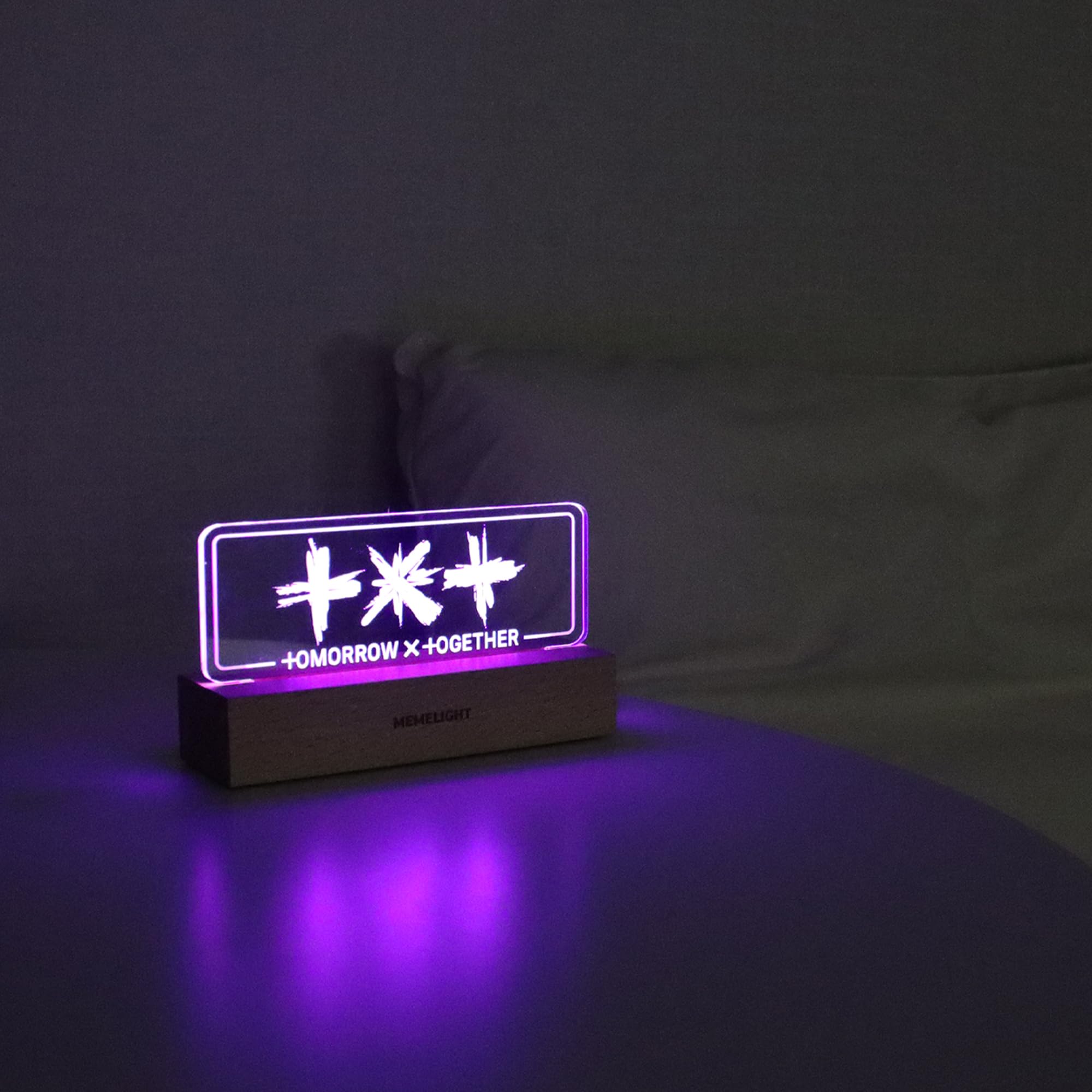 TXT Night Light, Kpop Merchandise, Korean Idol Lamp for MOA, 7RGB Color, Dimmer, 8.3 x 4.2 x 1.7