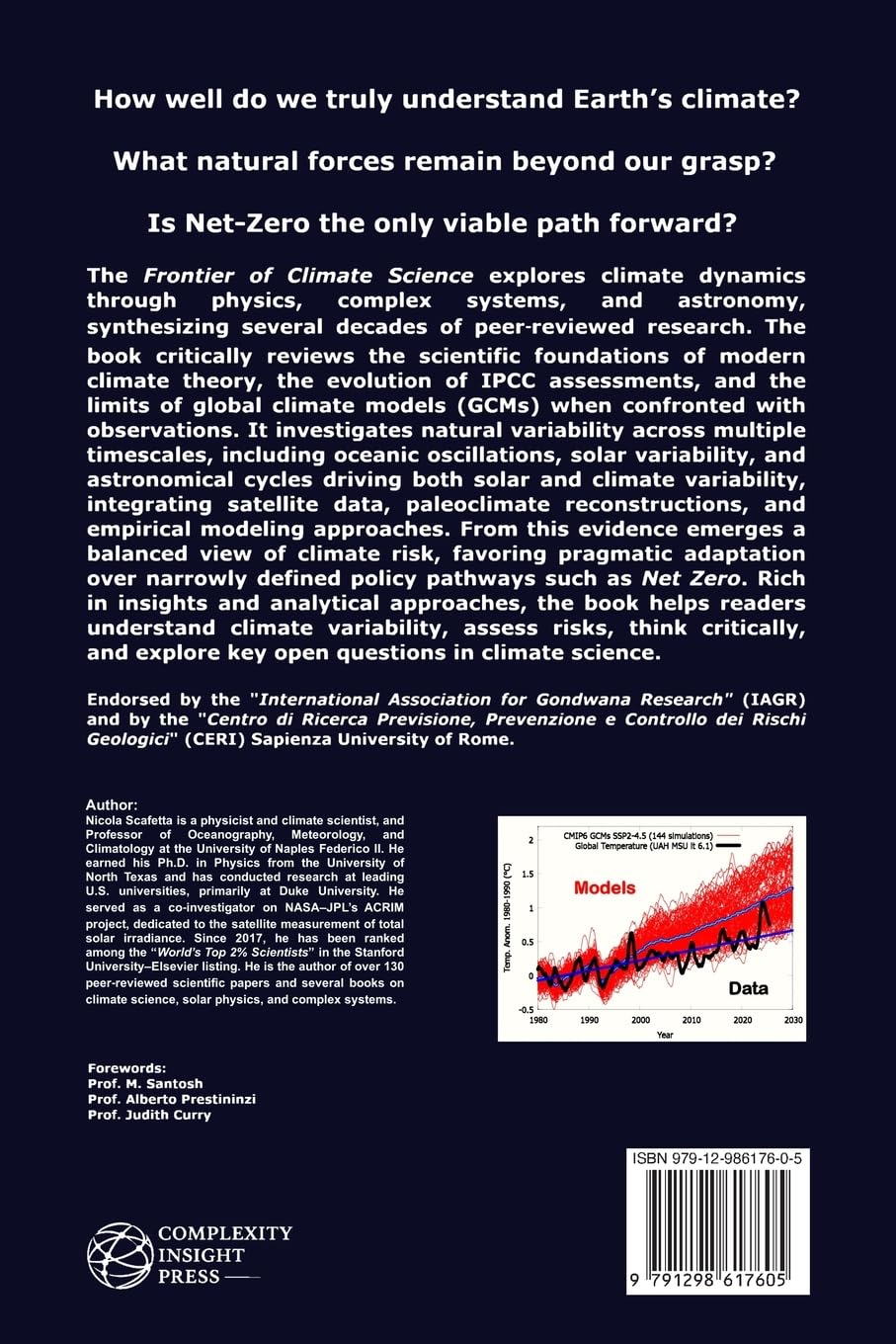 The Frontier of Climate Science: Solar variability, natural cycles and model uncertainty