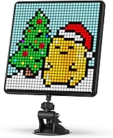 Divoom Pixoo-Max 32x32 Pixel Art LED Display: App-Controlled Programmable Screen for Home Decor & Business Ads