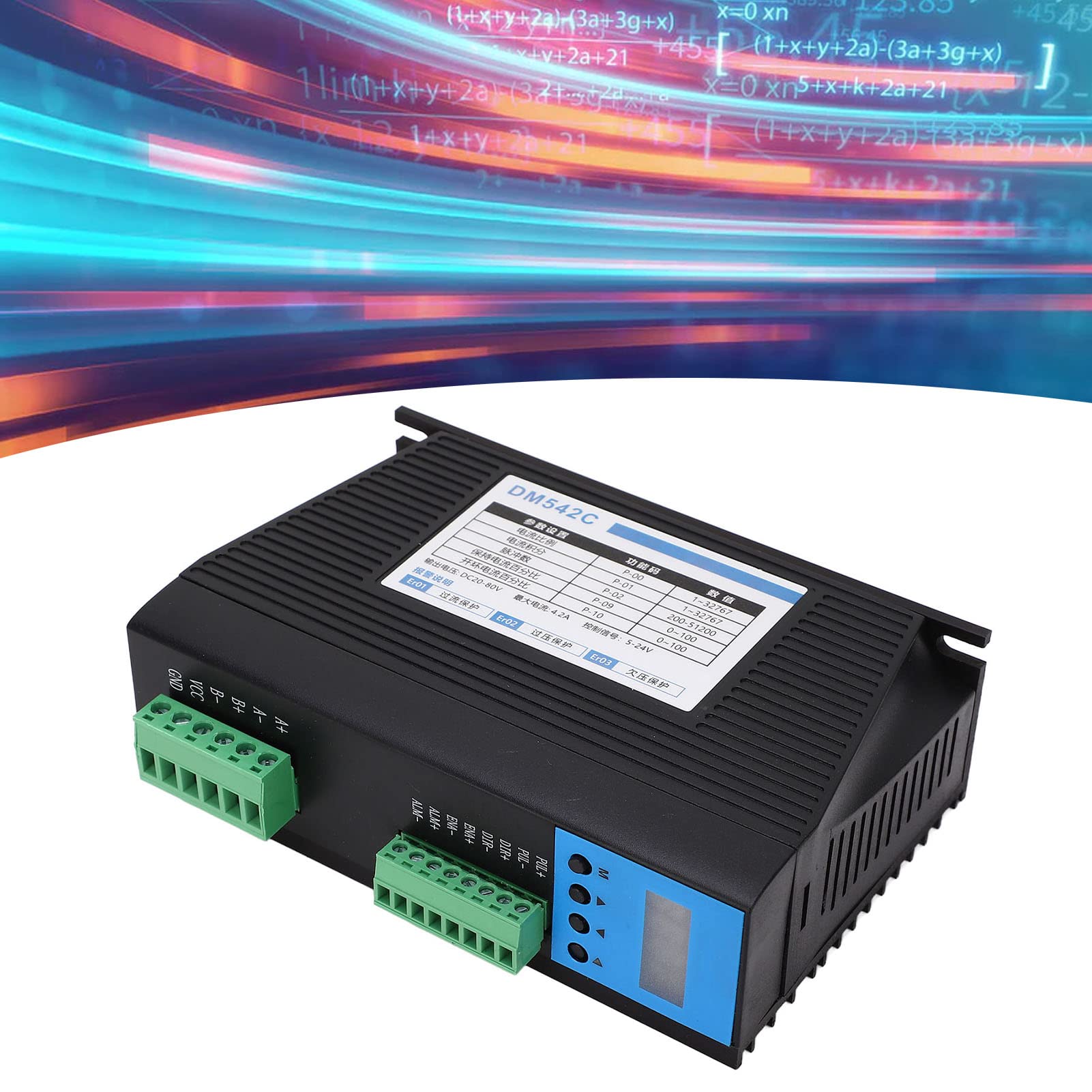 Controlador de Motor Paso a Paso con Pantalla Digital 57 86 con Función
