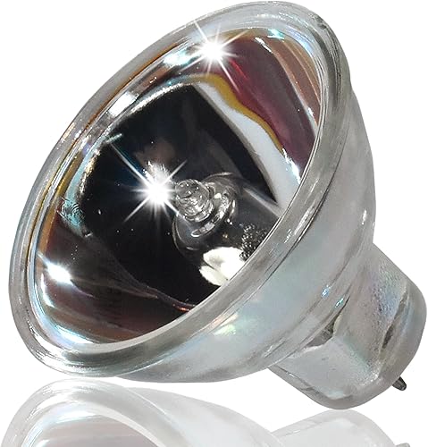 HQRP Bombilla halógena de 15 V 150 W con forma MR16 GZ6.35 compatible con Topcon 300320600 6070 70100 7585 300 OM-5 OMS-300 OMS-75s 41107-50130 EFR