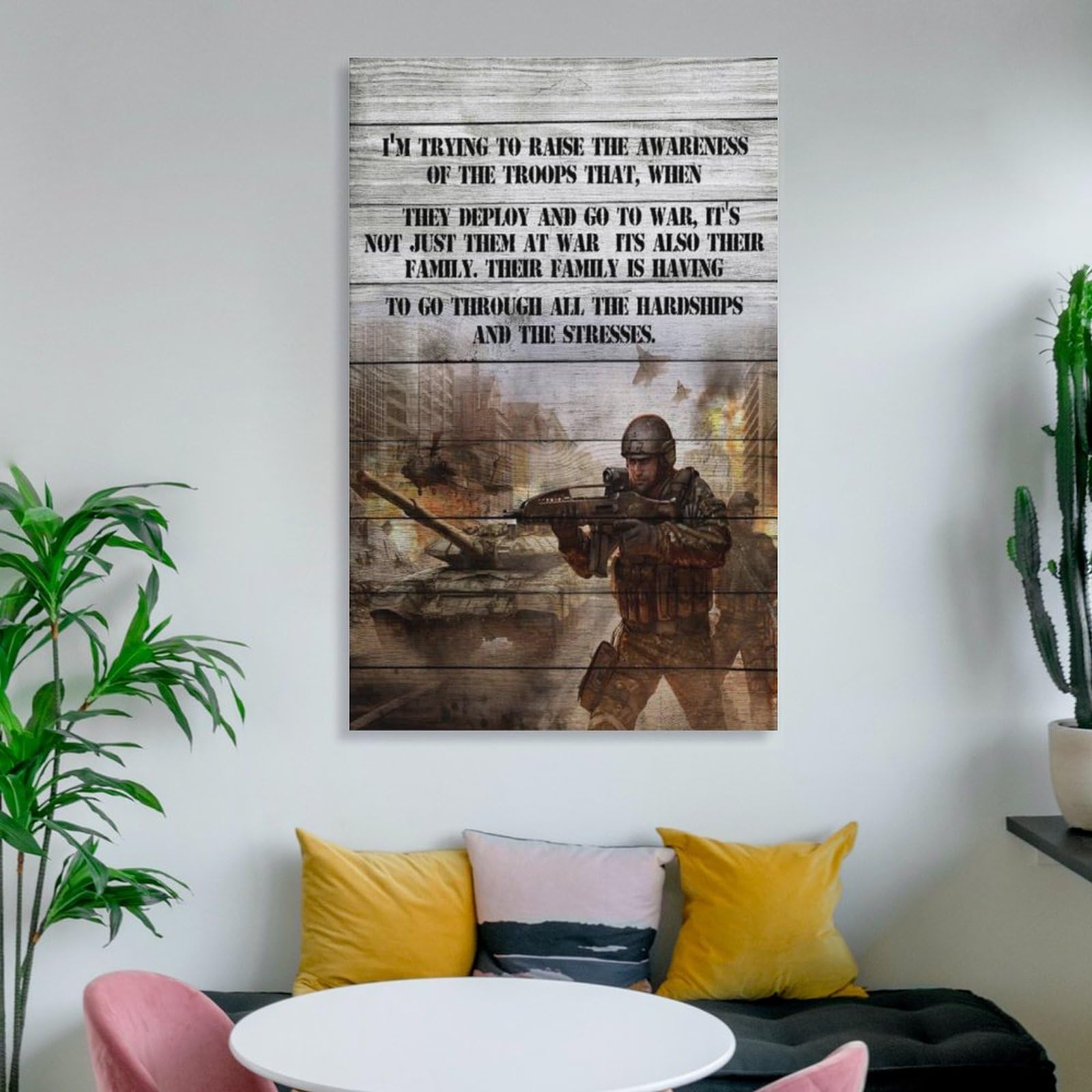 Amazon.co.jp: Chris Kyle Quotes Canvas I'm Trying To Raise The