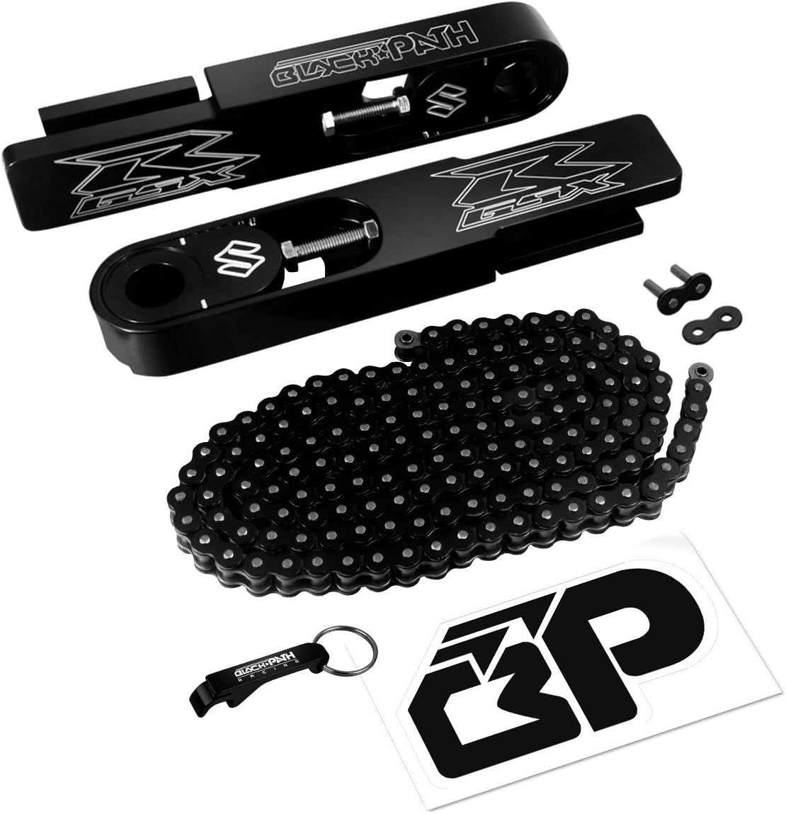 BlackPath - Suzuki Swingarm Extension GSX-1000 (Black) T6 Billet