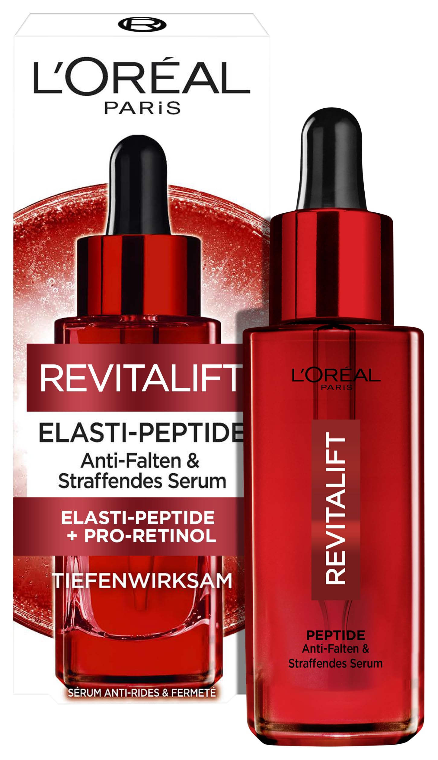 L'Oréal Paris, Revitalift Hyaluron Direct Effect Serum, With Pro-Elastin And Hyaluronic Acid, Anti-Wrinkle Face Serum, For Smooth And Tight Skin, 30ml