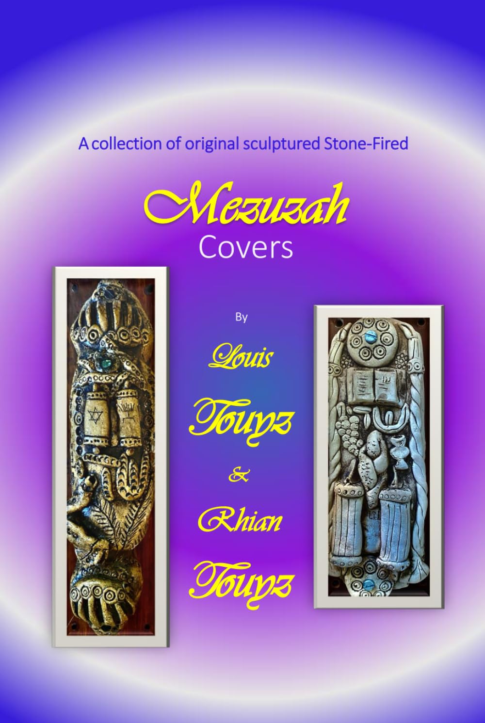 Mezuzah Covers: A collection of original sculptured Stone-Fired Mezuzah Covers
