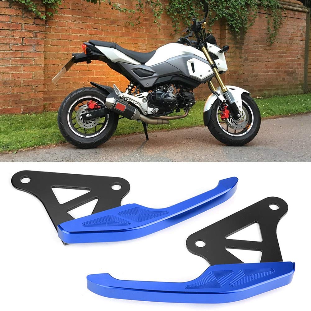 Il Kit Maniglia per Passeggero del Passeggero in Alluminio Universale per Moto Aumenta la Sicurezza per i Ciclisti Grom MSX 125 (BLUE)