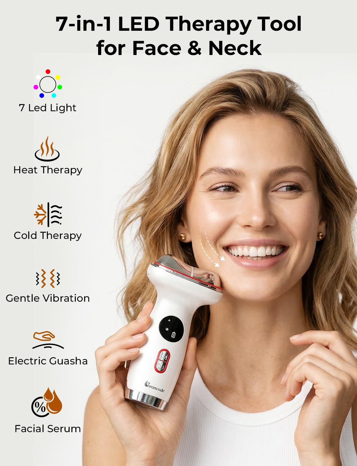 2026 Upgraded Cold & Heat Face Sculpting Tool with Red Light